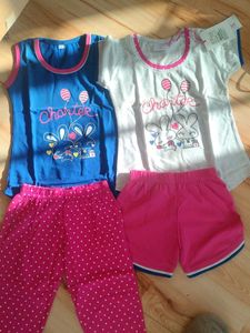 kids 4 ps capri suit
