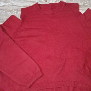 Woolen Maroon Top