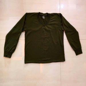 Olive Green Long Sleeve T-Shirt