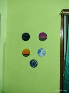 Set Of Acrylic Painting