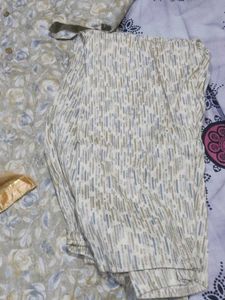 Beautiful Floral Kurta Set With lace  Dupatta