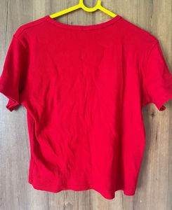 Red Crop Top