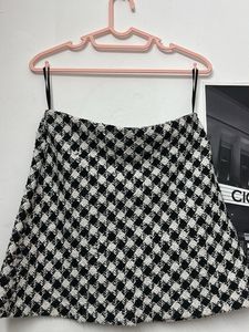 Houndstooth Mini Skirt