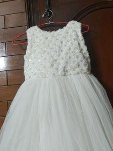 White Tulle Party Dress