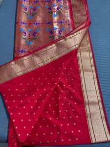 Paithani Saree with stitched blouse