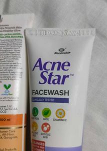 Mamaearth &amp; Acne Star Face Wash Combo Pack🫴🏼💞