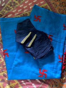 Daily 🎁🎉wear Saree With Blause ❤️