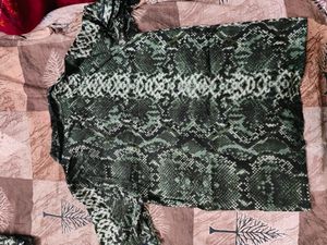 Snake Print Night Suit