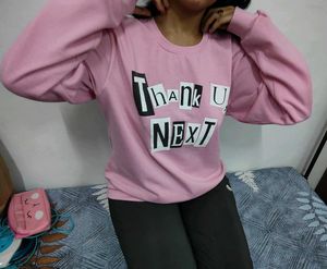 Pink &#39;Thank U, Next&#39; Sweatshirt