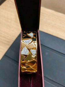 Antitarnish Gold Bangle Bracelet