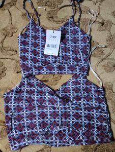 Patterned Crop Top (new)