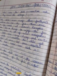 Hand Written Notes Of Class 9th English Both Books