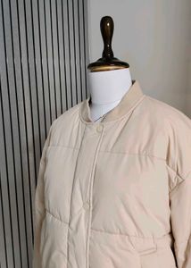 Light Beige Puffer Jacket