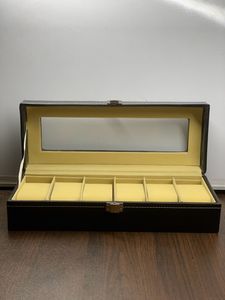 Watch Box Organizer - 6 Slot Watchs Storage Holde