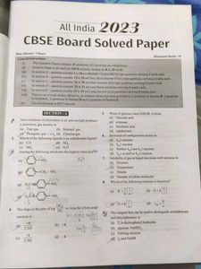 11 Years Cbse Class 12 Chemistry Solved Papers