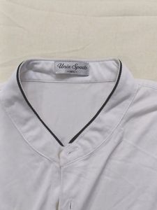 Unisex White Polo Tshirt