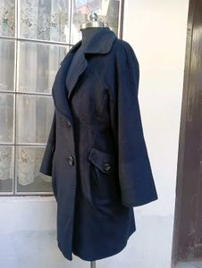 Dark Blue Imported Overcoat