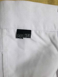 White Pleated Dress Pants