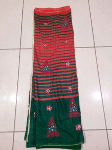 Double Colour WOMEN Sarees