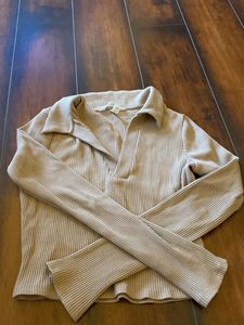 Ribbed Long Sleeve Top