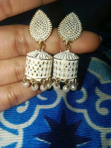 Oxidised Earing Set