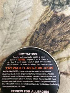 TATWAX Soothing Tattoo Balm