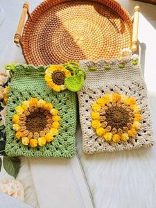 Crochet Sunflower Bag