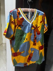 Satin Nightwear With Shorts