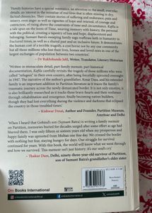 Authentic Partition memoir by Sumant Batra