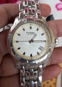 Fossil Orignal Mens Quartz With Rotating Bezel.