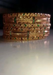 Golden Bangles Set