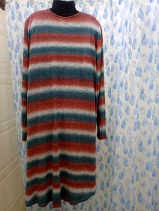 Plus Size Women Straight Full Sleeves Multi Shrug