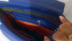 Blue Crossbody Bag