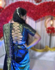 black Rajasthani Padded Blouse