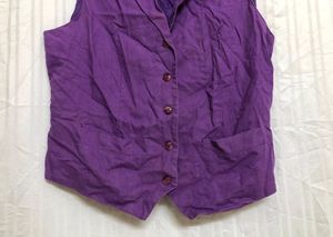 Adolfo Purple Waistcoat