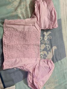beautiful pink top from h&amp;m