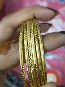 Gold Plated Bangles