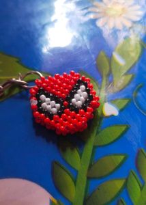 spiderman Handmade Beaded Keychain (single piece)