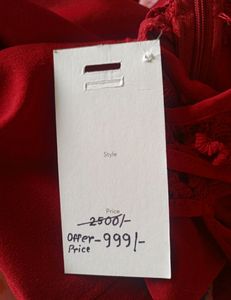 Hot Red Mini Dress For Girl&#39;s