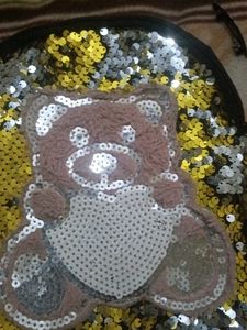 Sequin Teddy Bear Backpack