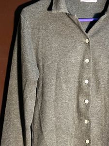 Crew Neck Cardigan