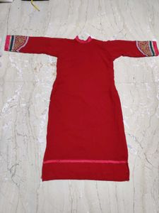 Pakistani Red Wine Colour Kurta