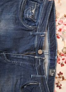 Dark Wash Denim Jeans - Size 34