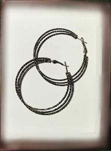 Sparkling Hoop Earrings