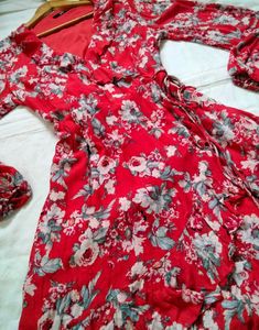 Unused Imported Red Dress