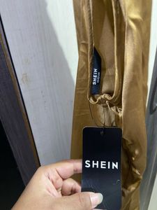 Golden Halter Maxi Dress