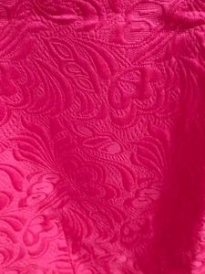 Red Jacquard Mini Dress - Barbie Theme