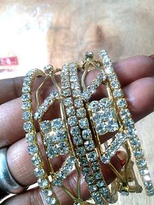 New Sparkling Gold Bangle