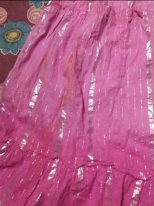 Pink Ombre Anarkali Dress
