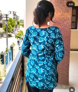 Floral Print Kurta